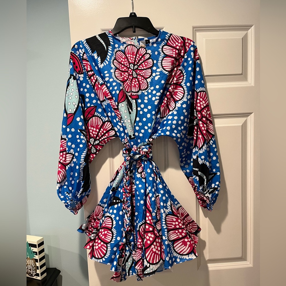 Multi Colored Beulah Mini Dress